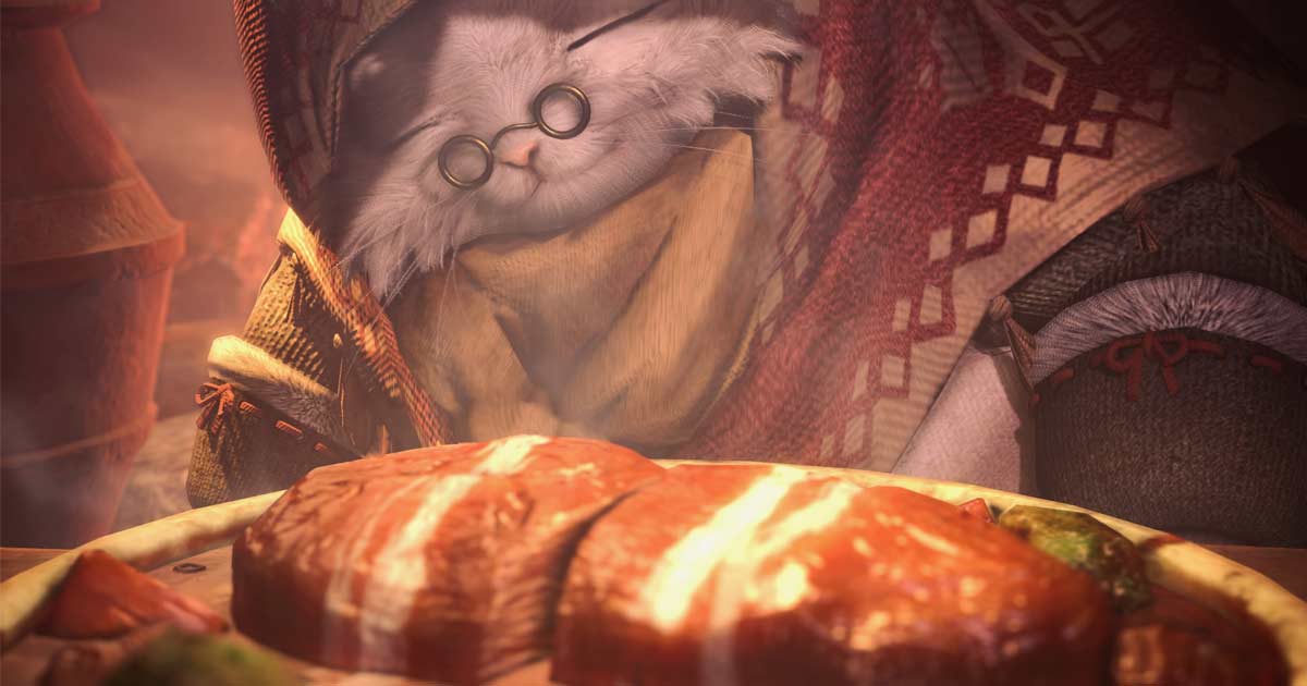 【MHW:IB】光の戦士は猫料理に大満足のようです！