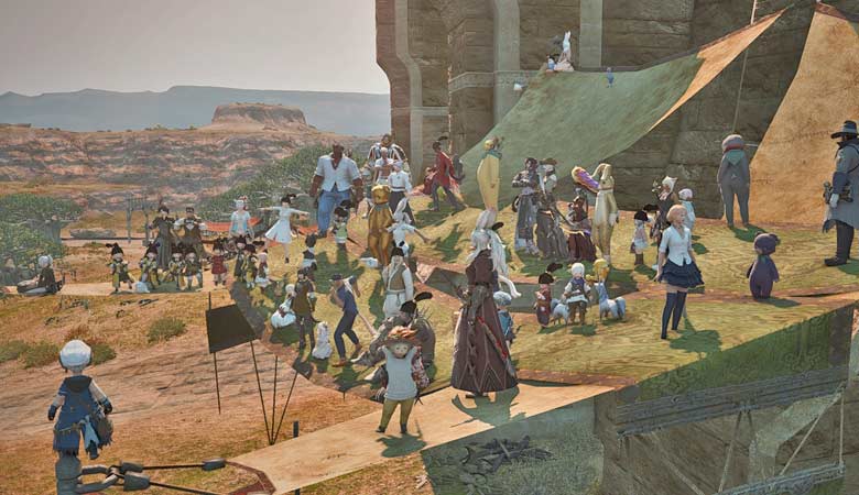 【FF14】「第71回 登山で遊ぼう！」に参加してきたよ！登り方もご紹介。【ザナラーン天幕】